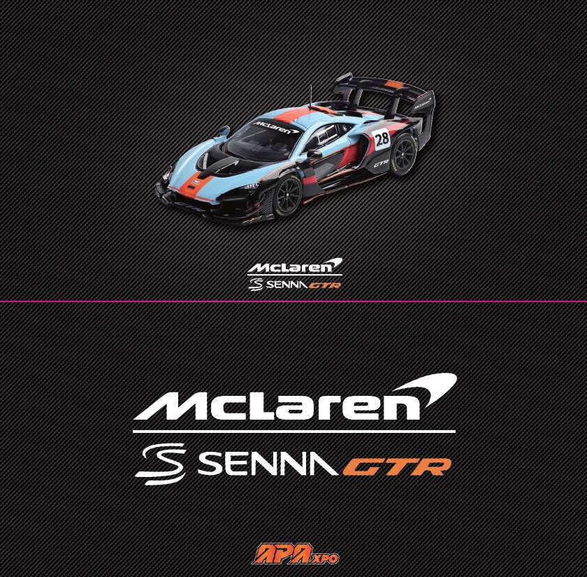 *PRE-ORDER* LCD Models McLaren Senna GTR Gulf | 2025 Auto Passion Alliance (APA)