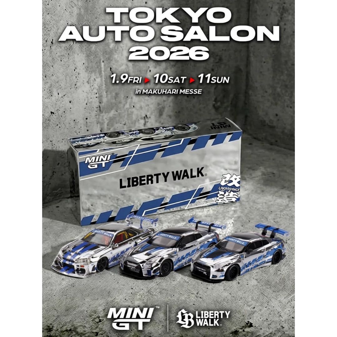 PRE-ORDER* Mini GT Project FF-R Collection 3 car Set | 2026 Tokyo Aut