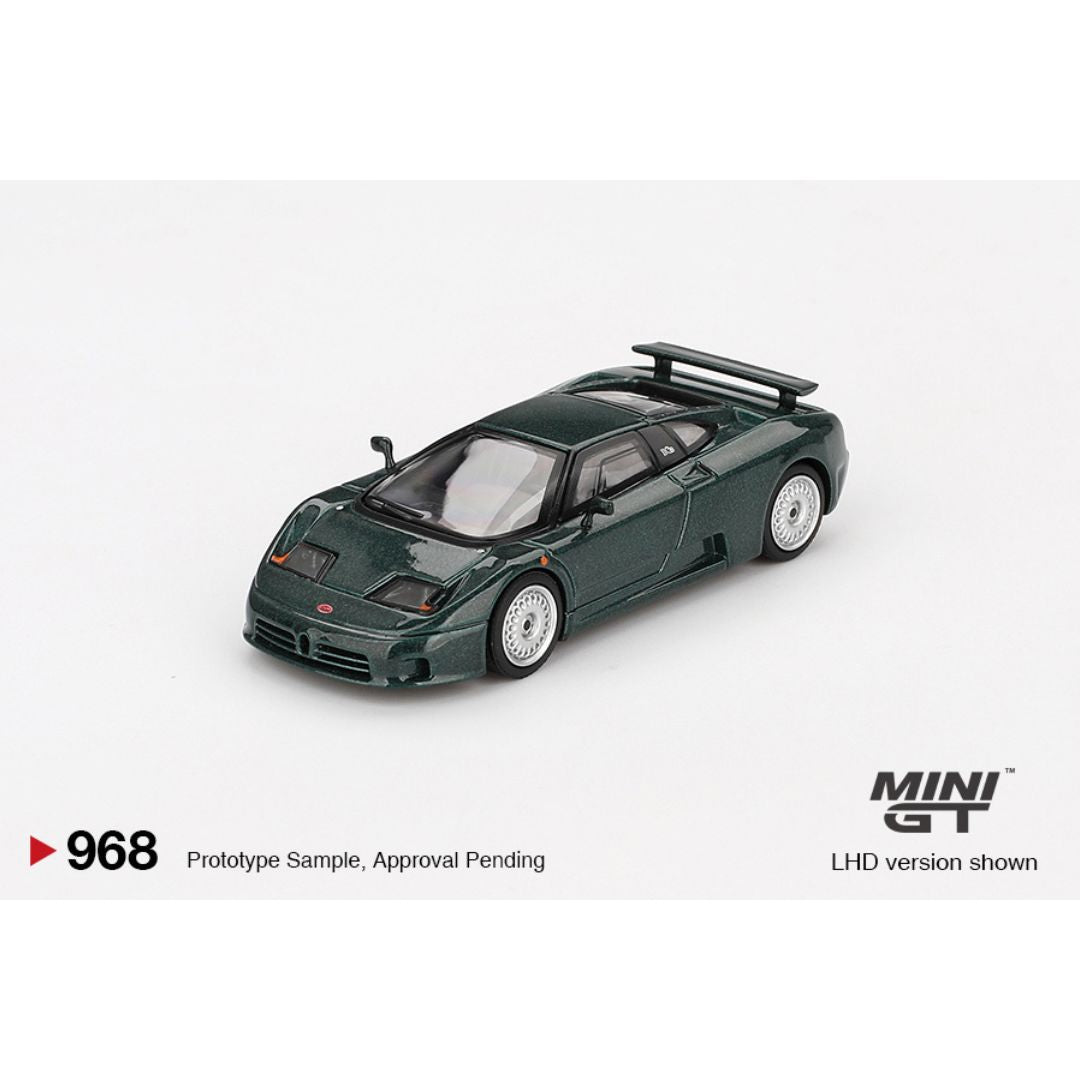 Mini GT Bugatti EB110 GT Verde Scuro - 968