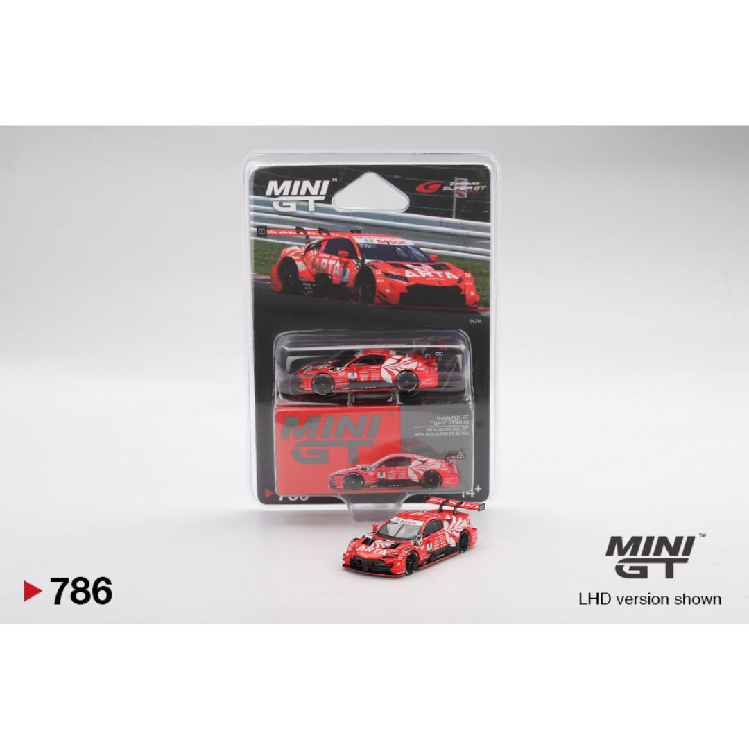 Mini GT Honda NSX-GT "Type S" GT500 #8 "ARTA MUGEN NSX-GT " ARTA 2023 SUPER GT Series - 786