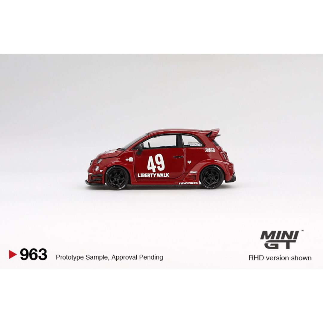Mini GT LB-WORKS x Abas Works ABARTH 595 Red - 963