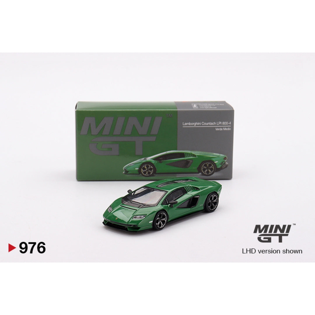 Mini GT Lamborghini Countach LPI 800-4 Verde Medio - 976