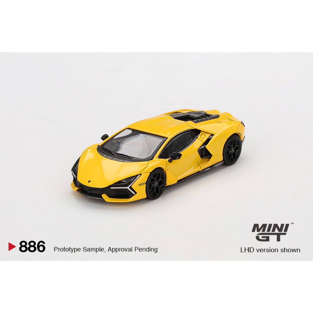 Mini GT Lamborghini Revuelto Giallo - 886