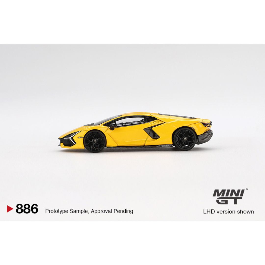 Mini GT Lamborghini Revuelto Giallo - 886