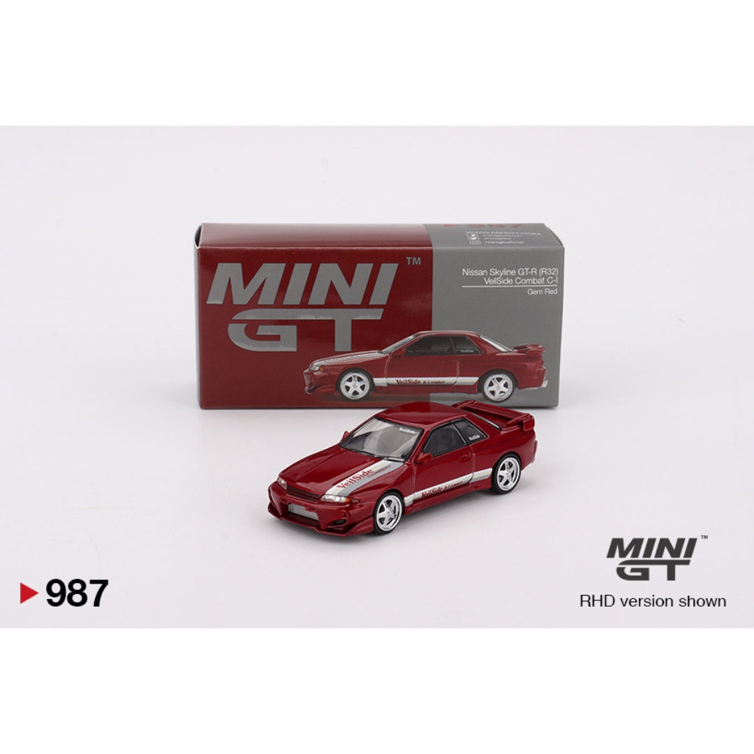 Mini GT Nissan Skyline GT-R (R32) VeilSide Combat C-I Gem Red - 987