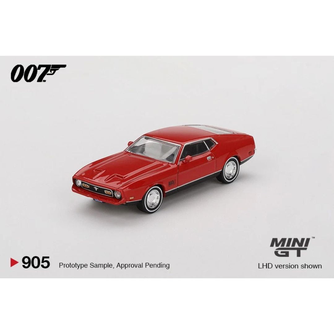 Mini GT 007 Ford Mustang Mach 1 "Diamonds Are Forever" Blíster Español - 905
