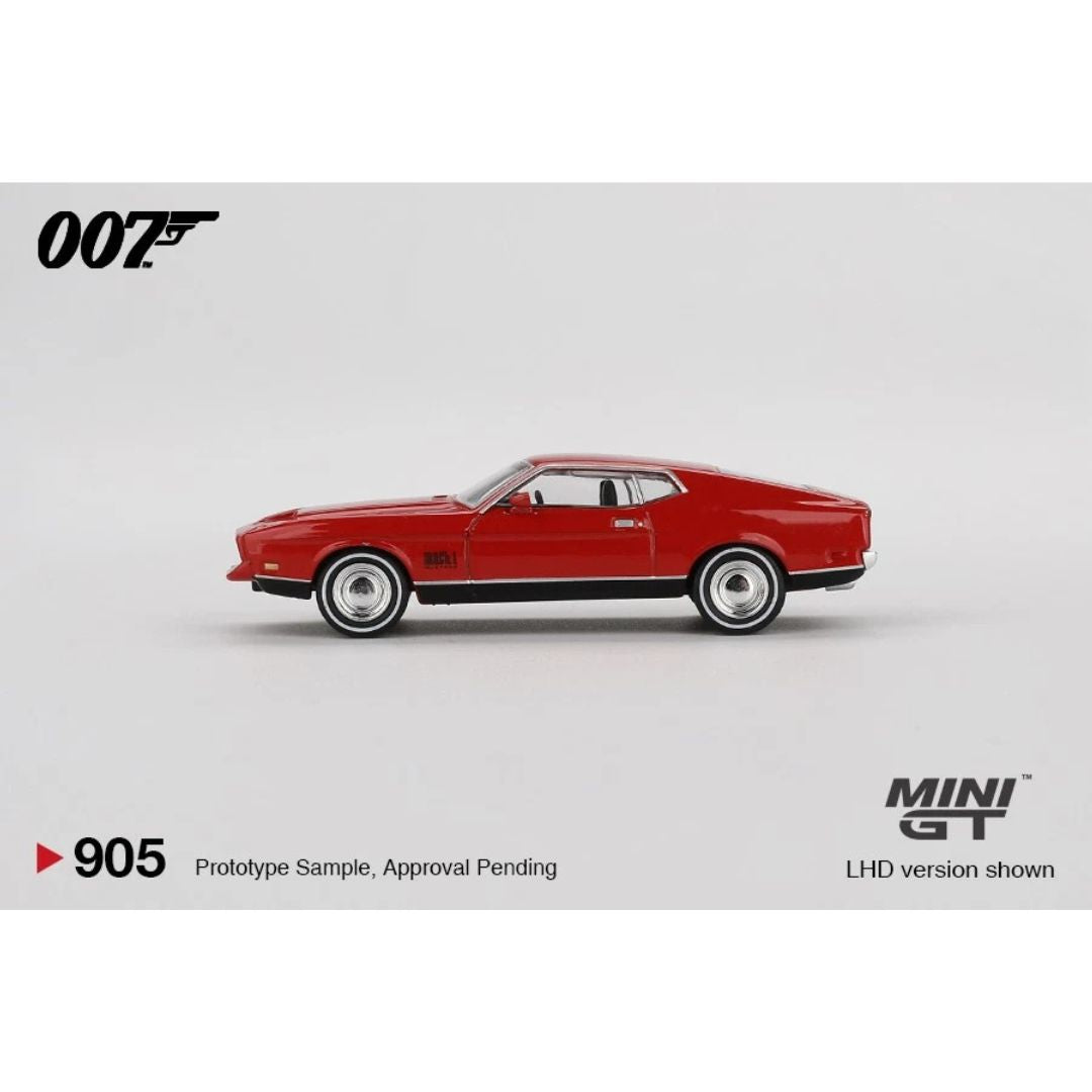 Mini GT 007 Ford Mustang Mach 1 "Diamonds Are Forever" Blíster Español - 905