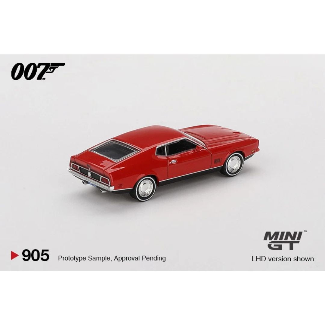 Mini GT 007 Ford Mustang Mach 1 "Diamonds Are Forever" Blíster Español - 905