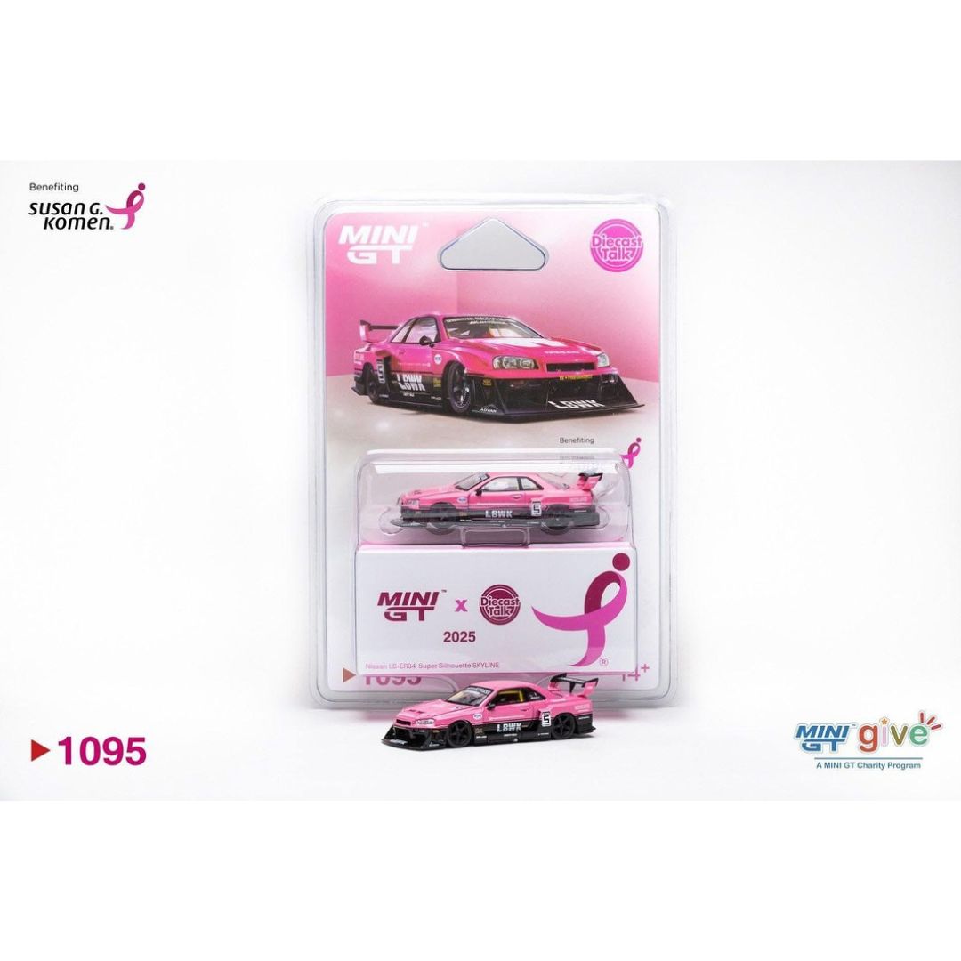 *PRE-ORDER* Mini GT GIVE 2025 Nissan LB-ER34 Super Silhouette Skyline - 1095
