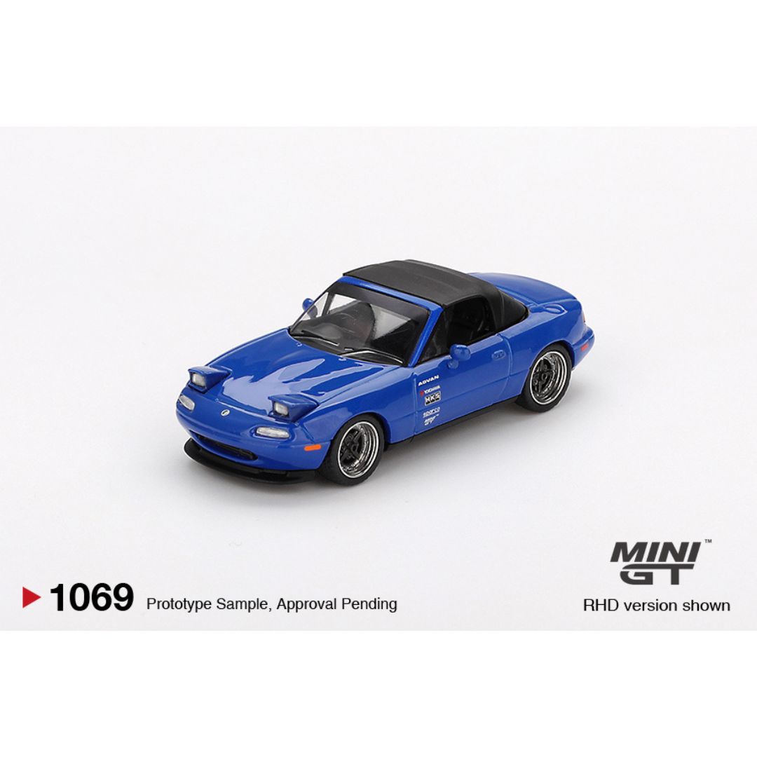 Mini GT Mazda Miata MX-5 (NA) Tuned Version Dark Blue - 1069