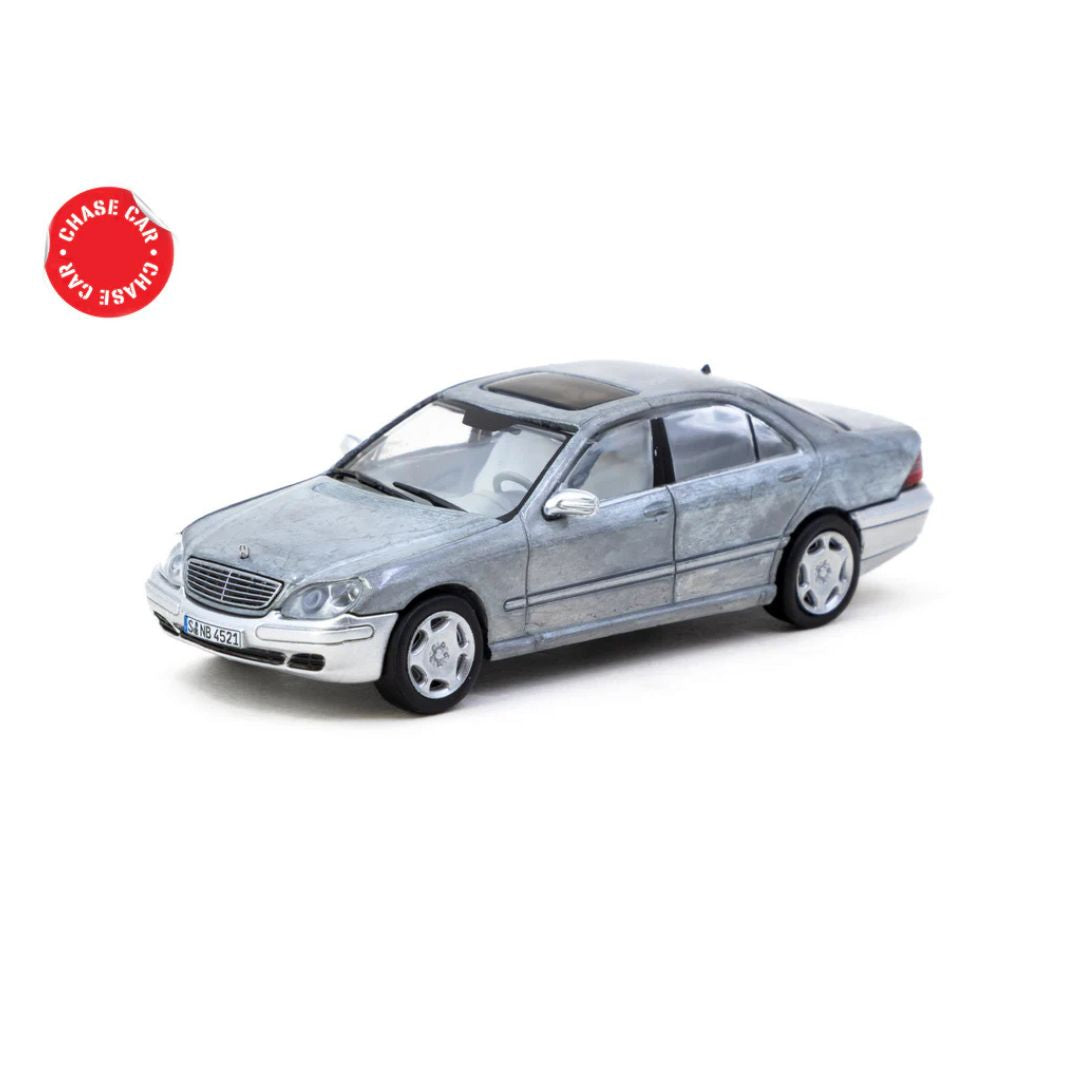 Tarmac Works Mercedes-Benz S-Class Brilliant Silver Metallic