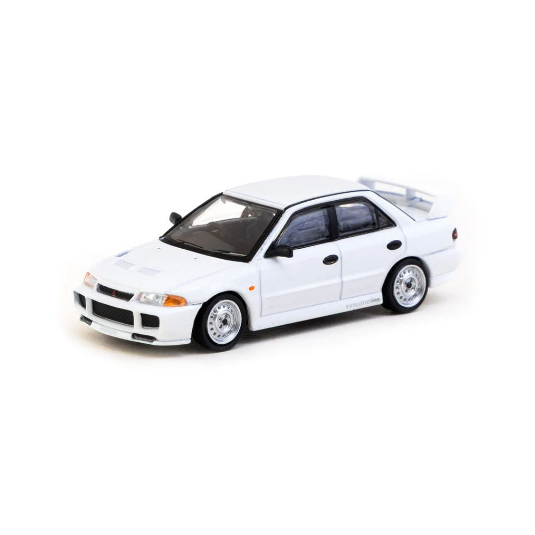 Tarmac Works Mitsubishi Lancer RS  Evolution III White - Lamley Special Edition