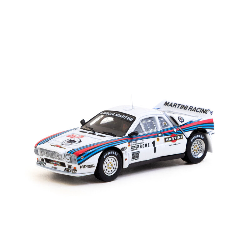 Tarmac Works Lancia 037 Rally Rally Monte Carlo 1983 Winner con Tarmac Cards