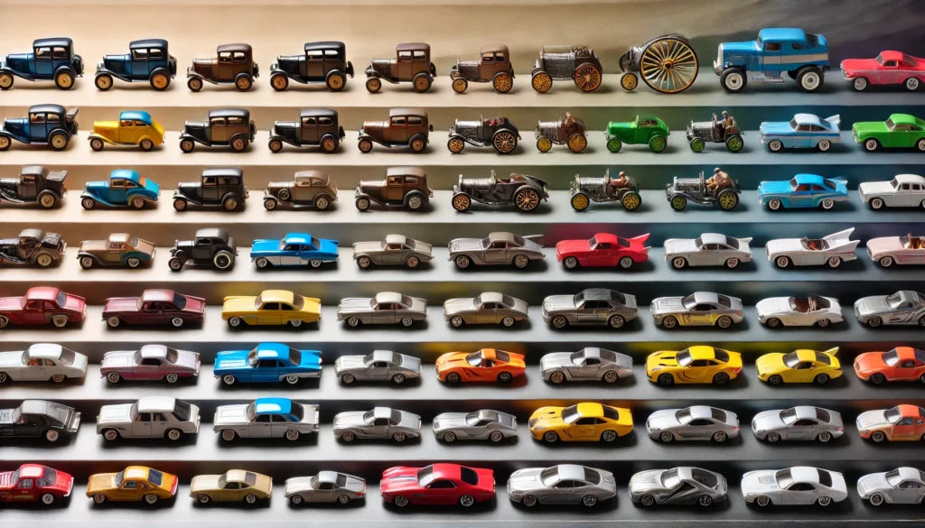 La evolución del diecast a escala 1:64: Desde los inicios hasta hoy