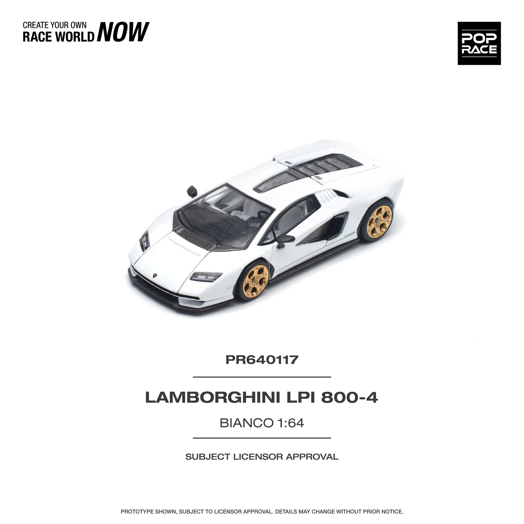 Pop Race Lamborghini Countach LPI 800-4