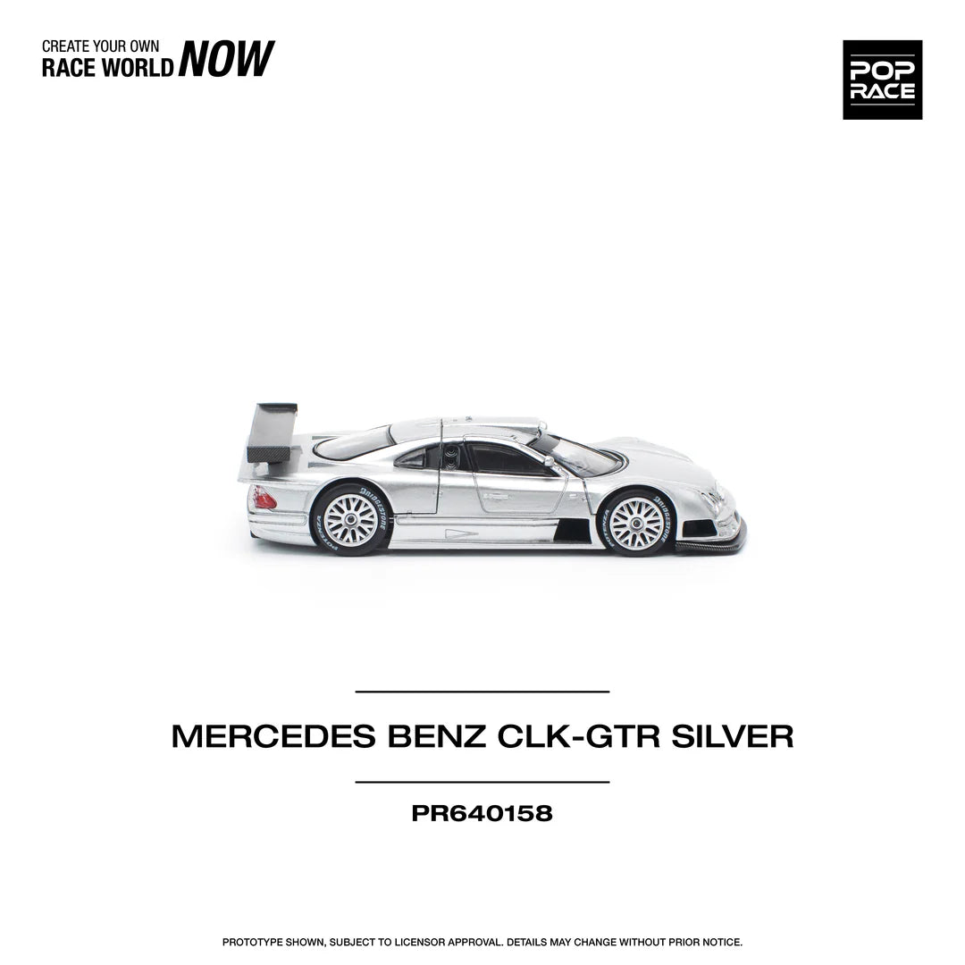 *EN CAMINO* Pop Race Mercedes-Benz AMG CLK GTR Silver