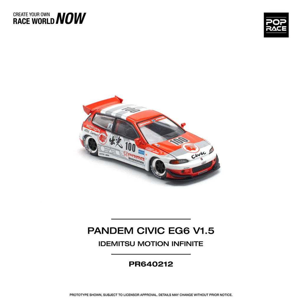 *EN CAMINO* Pop Race Pandem Civic EG6 V1.5 Idemitsu Motion Infinite