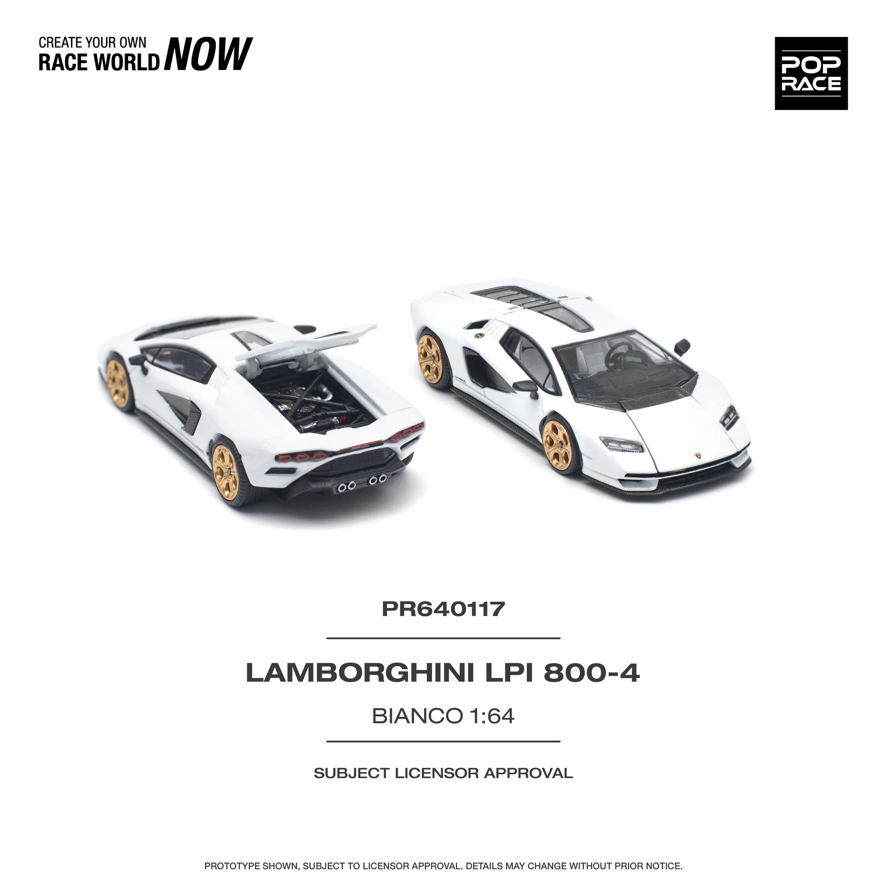 Pop Race Lamborghini Countach LPI 800-4