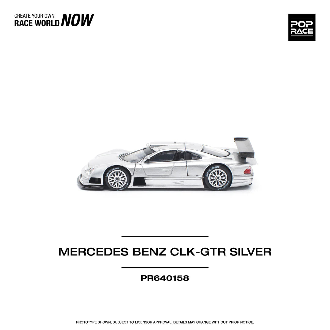 *EN CAMINO* Pop Race Mercedes-Benz AMG CLK GTR Silver