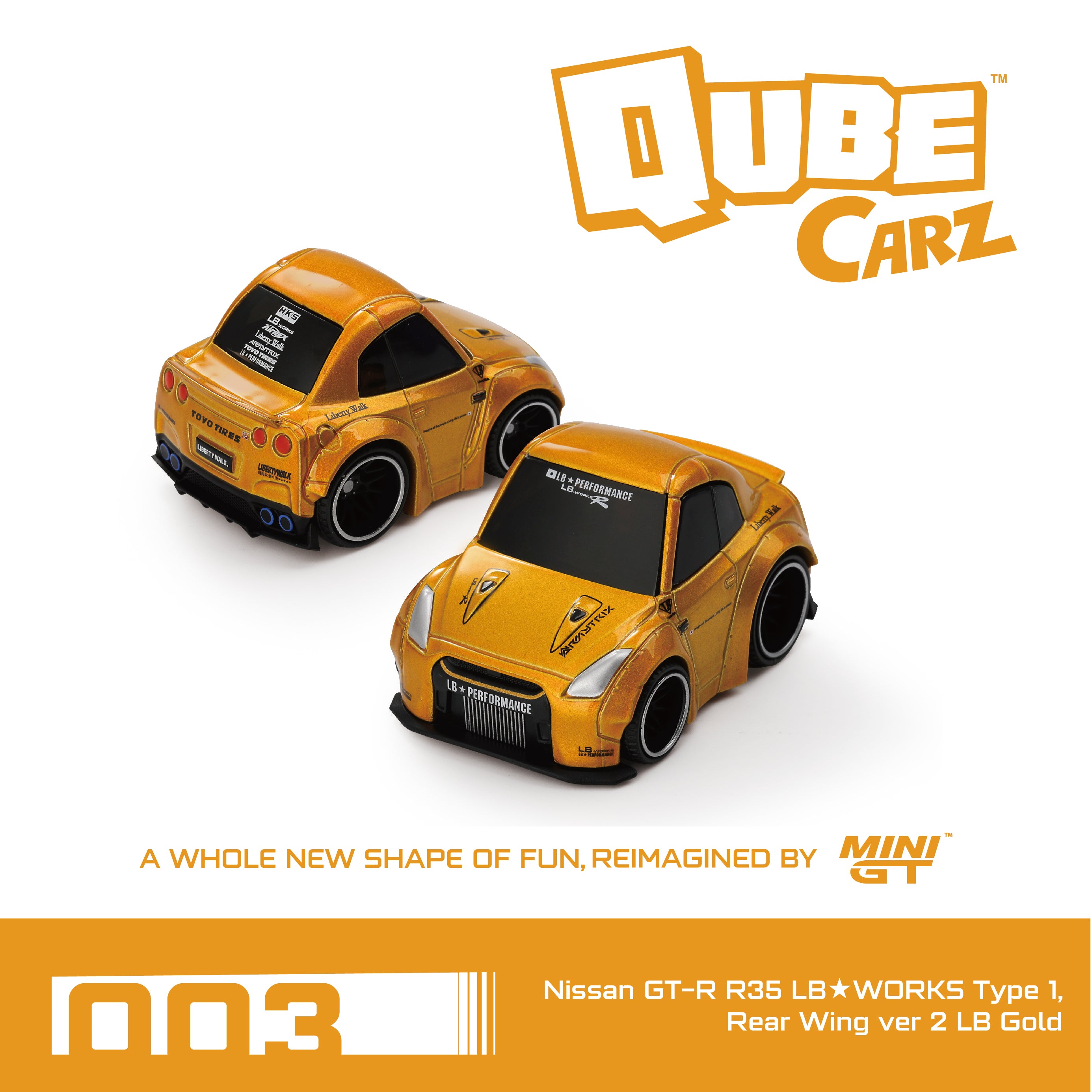 Mini GT Qube Carz - Serie Completa