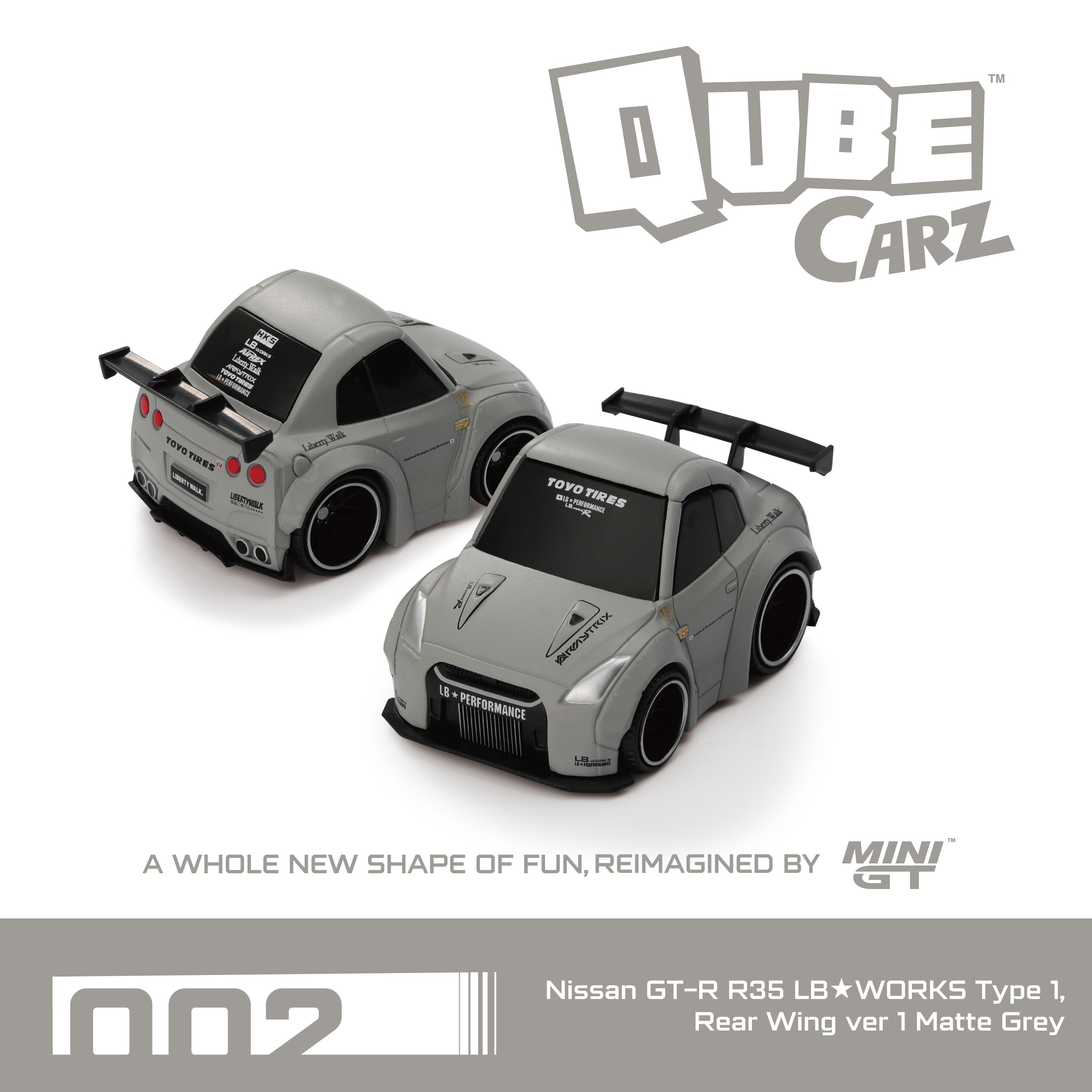 k*2様 MINI GT Qube Carz ミニカーセット 001-006 Mini GT Qube Carz - Serie Completa
