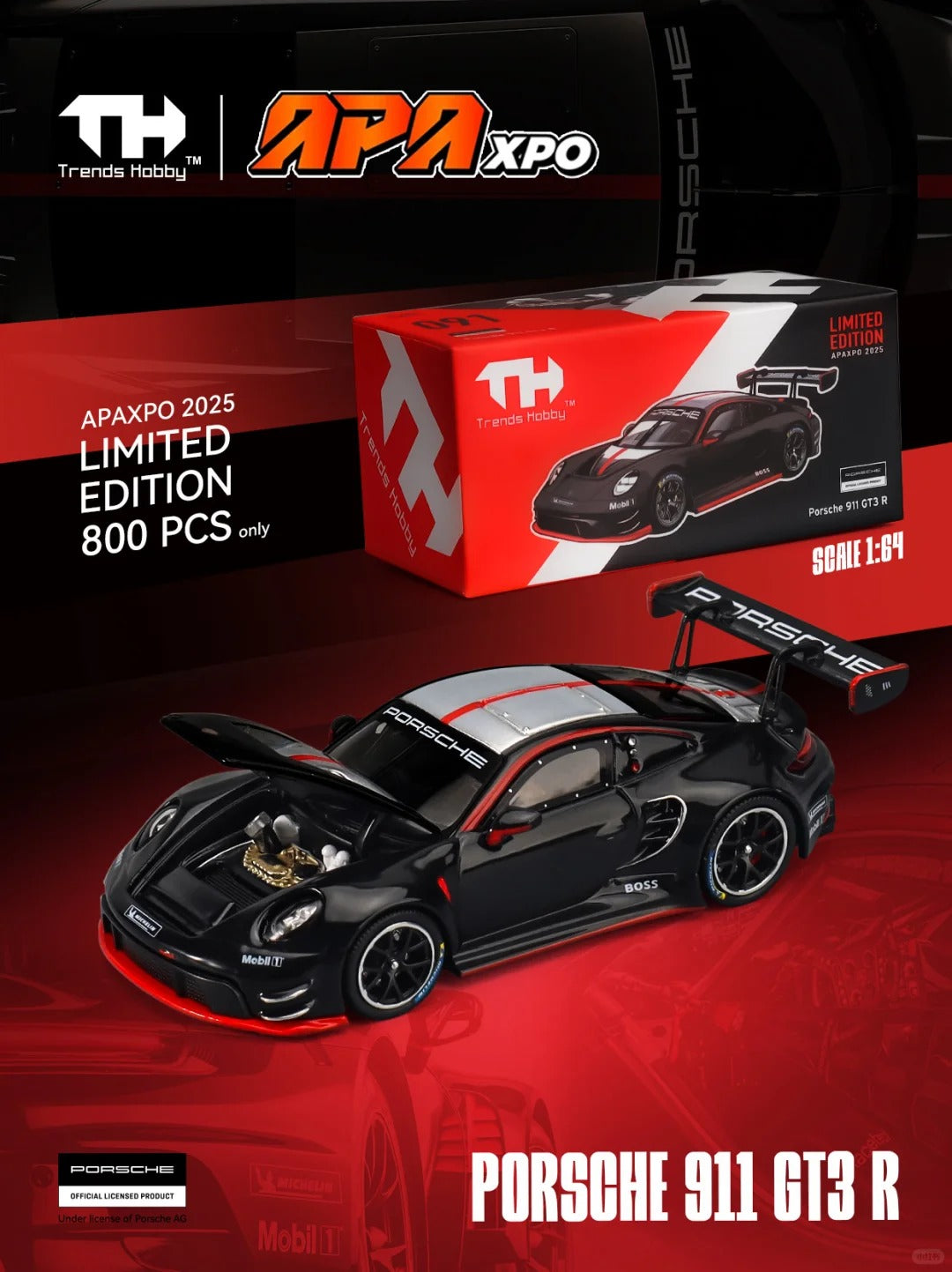 *PRE-ORDER* Trends Hobby Porsche 911 GT3 R | 2025 Auto Passion Alliance (APA)