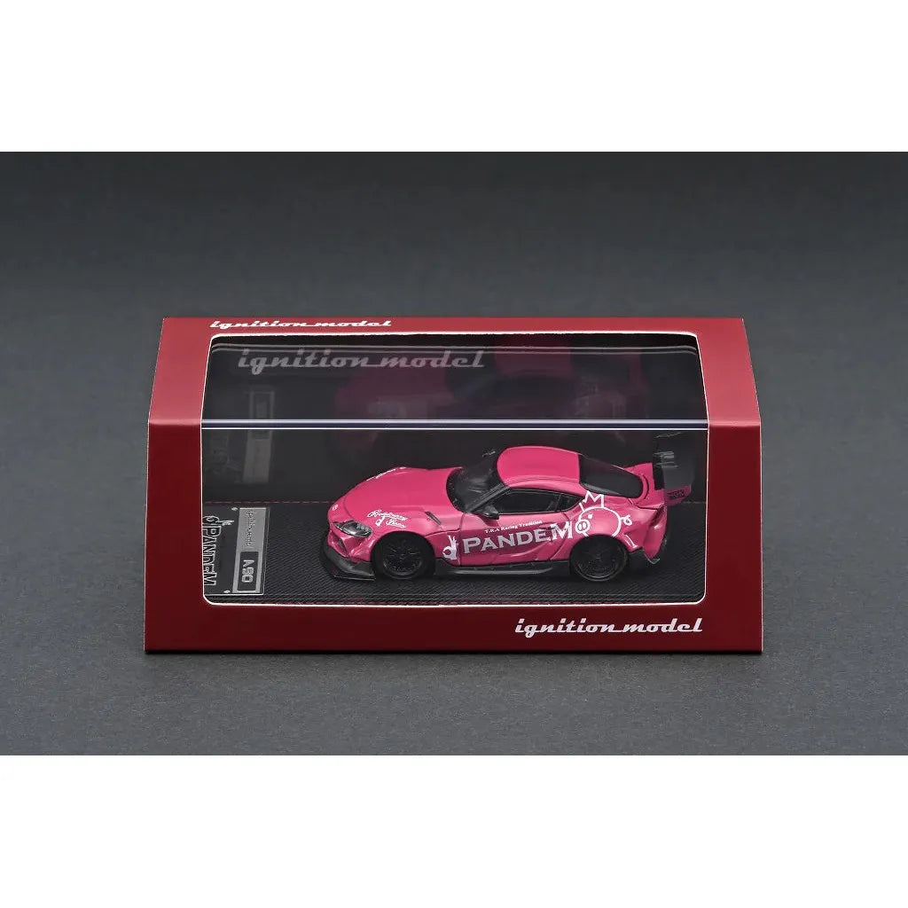 Ignition Model Toyota Pandem Supra A90 (Rosa oscuro)