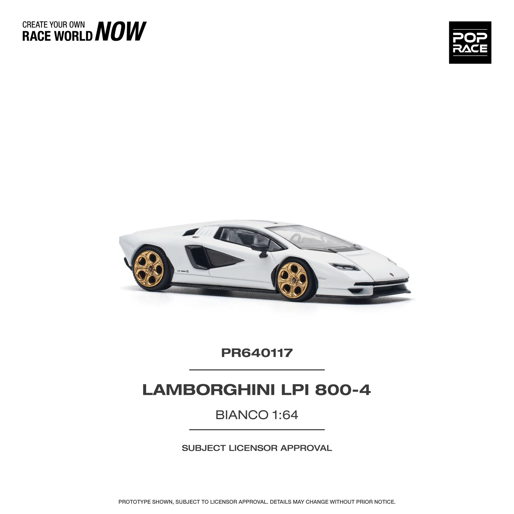 Pop Race Lamborghini Countach LPI 800-4