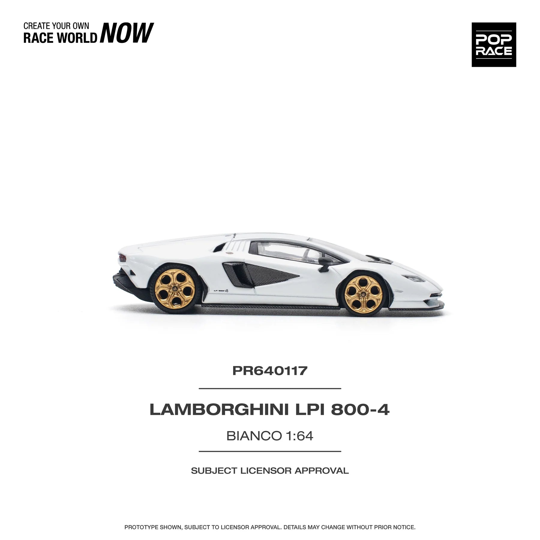 Pop Race Lamborghini Countach LPI 800-4