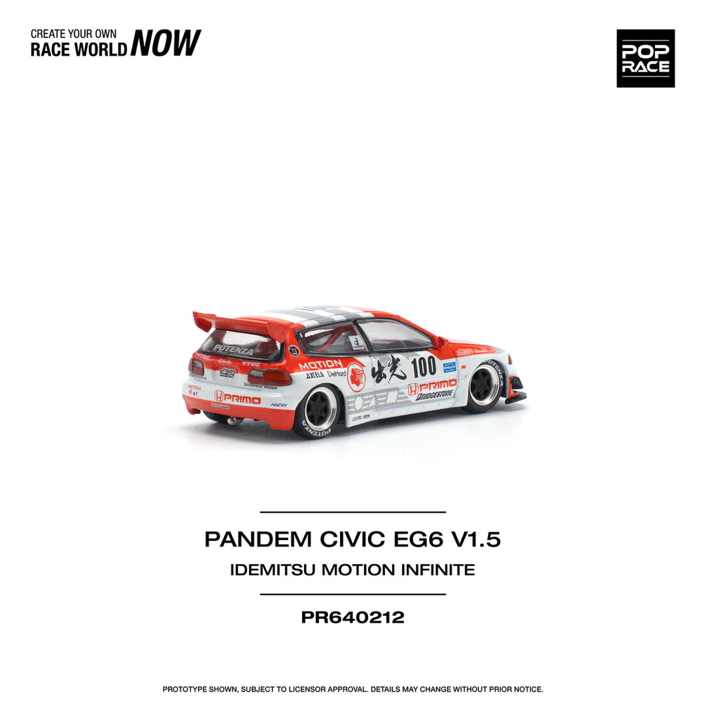 *EN CAMINO* Pop Race Pandem Civic EG6 V1.5 Idemitsu Motion Infinite