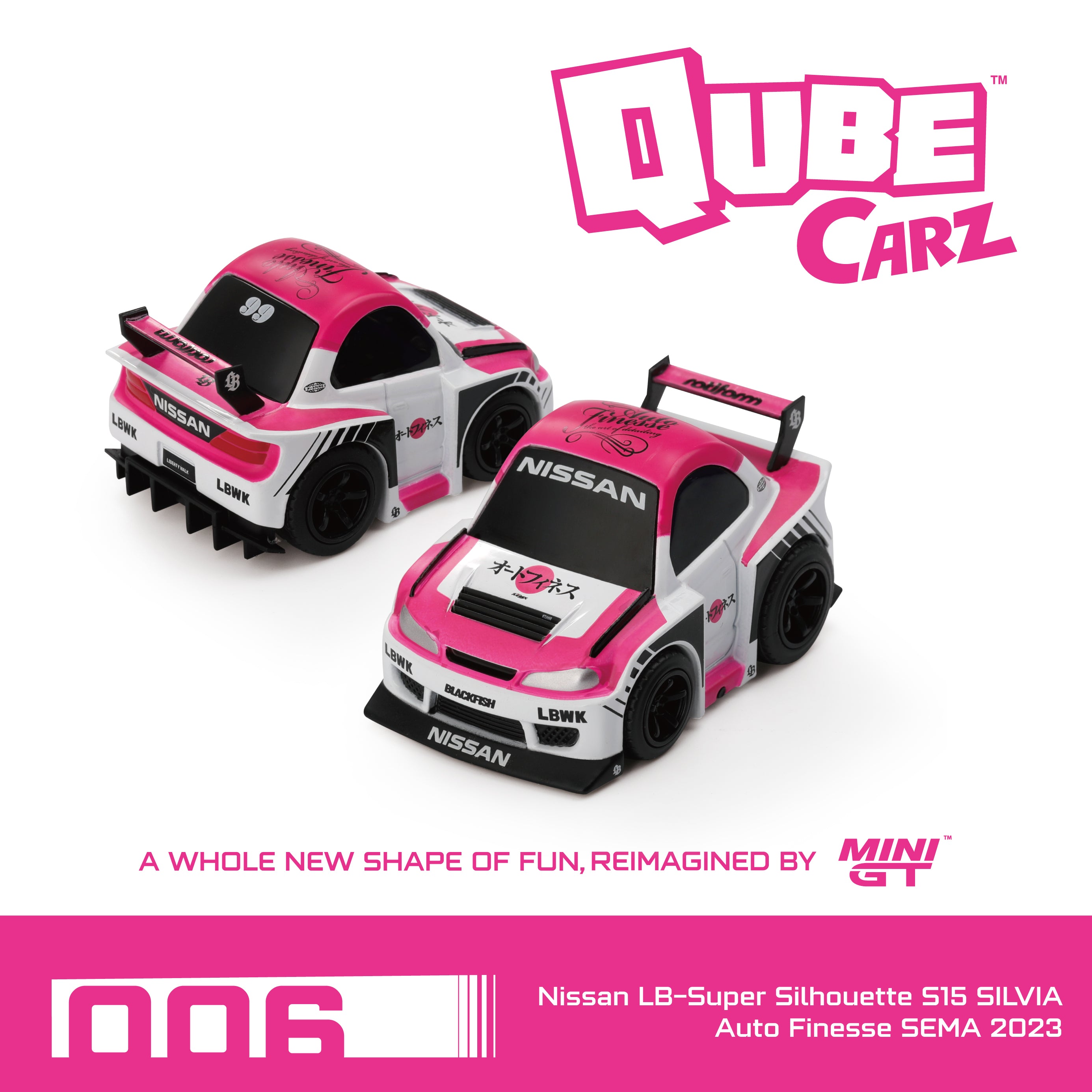 Mini GT Qube Carz - Serie Completa