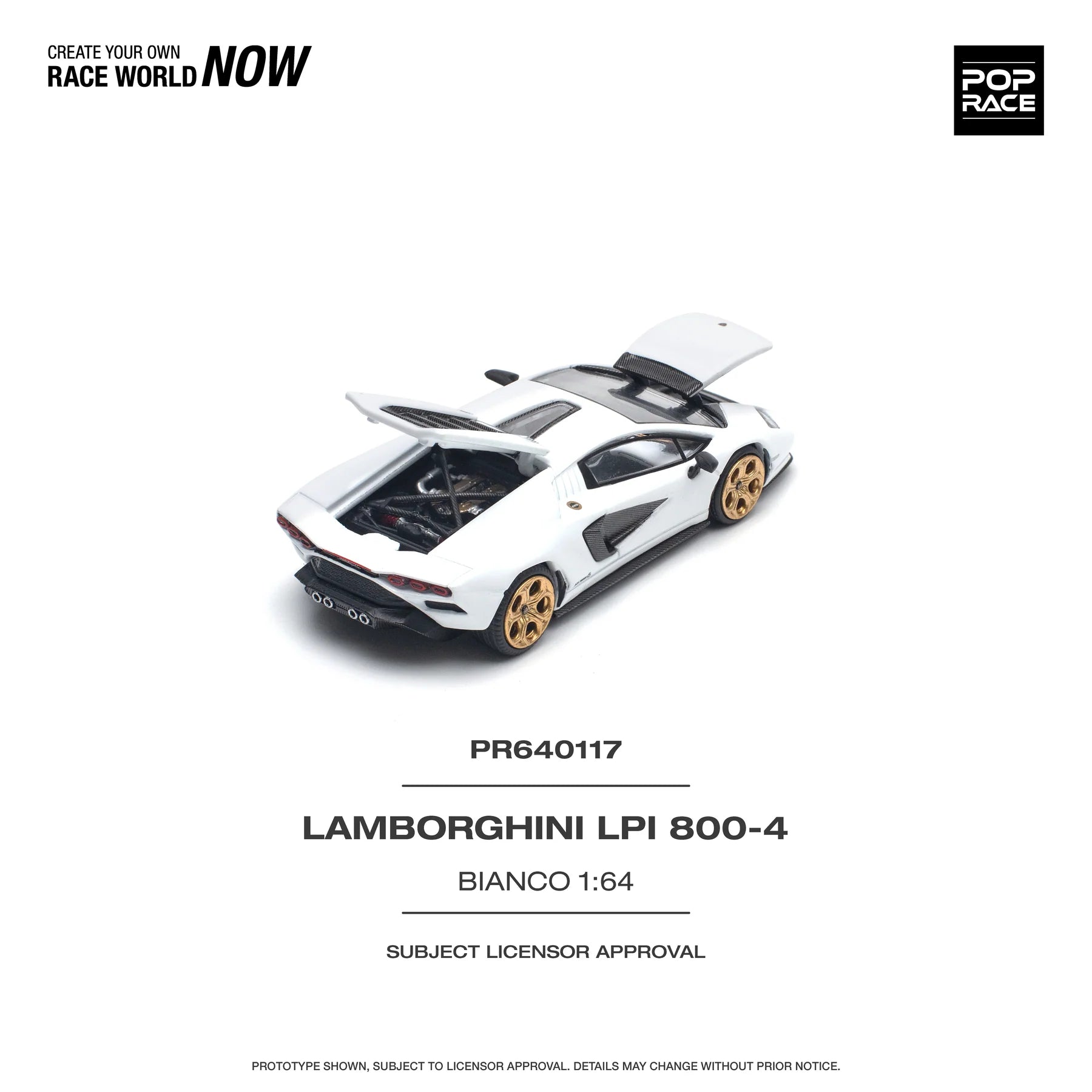 Pop Race Lamborghini Countach LPI 800-4