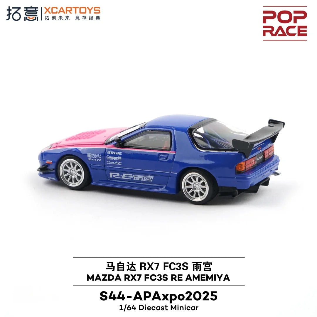*PRE-ORDER*  Pop Race Mazda RX7 FC3S RE AMEMIYA Pink & Blue | 2025 Auto Passion Alliance (APA)