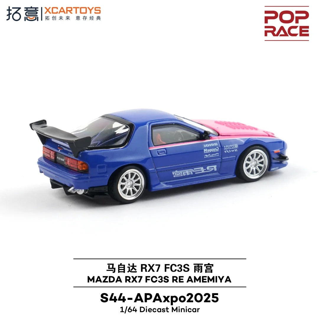 *PRE-ORDER*  Pop Race Mazda RX7 FC3S RE AMEMIYA Pink & Blue | 2025 Auto Passion Alliance (APA)