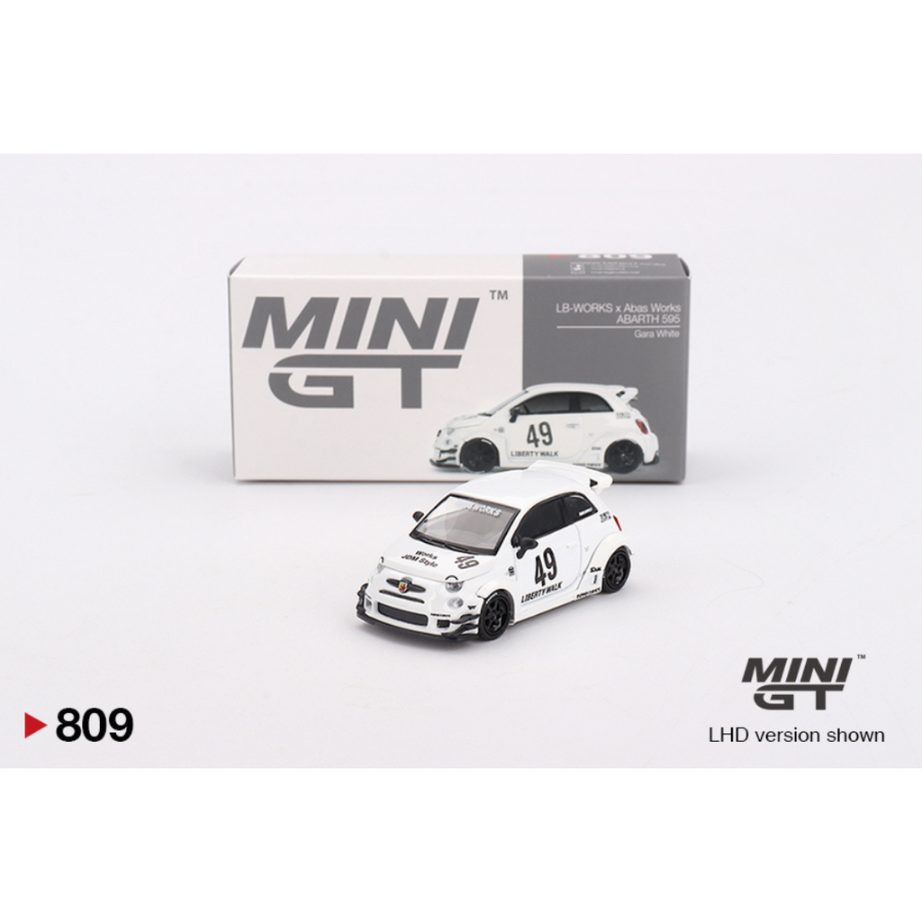 Mini GT ABARTH 595 LB-WORKS x Abas Works - 809