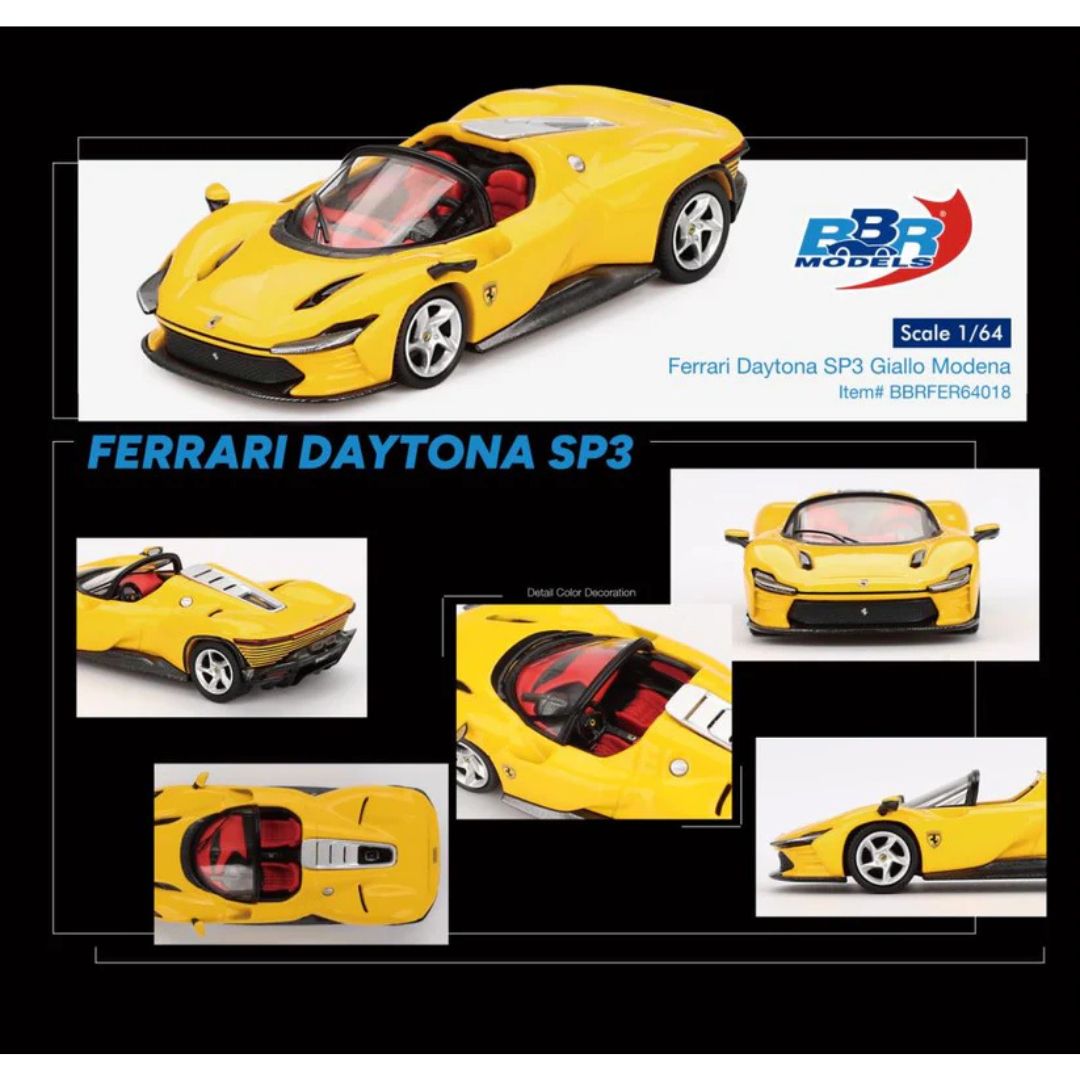 BBR Ferrari Daytona SP3 Giallo Modena