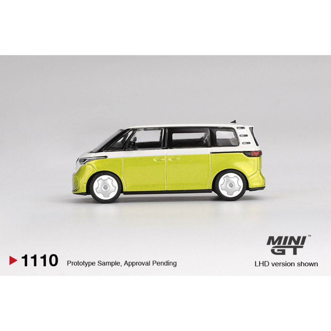 Mini GT Volkswagen ID.Buzz Candy White/ Pomelo Yellow - 1110