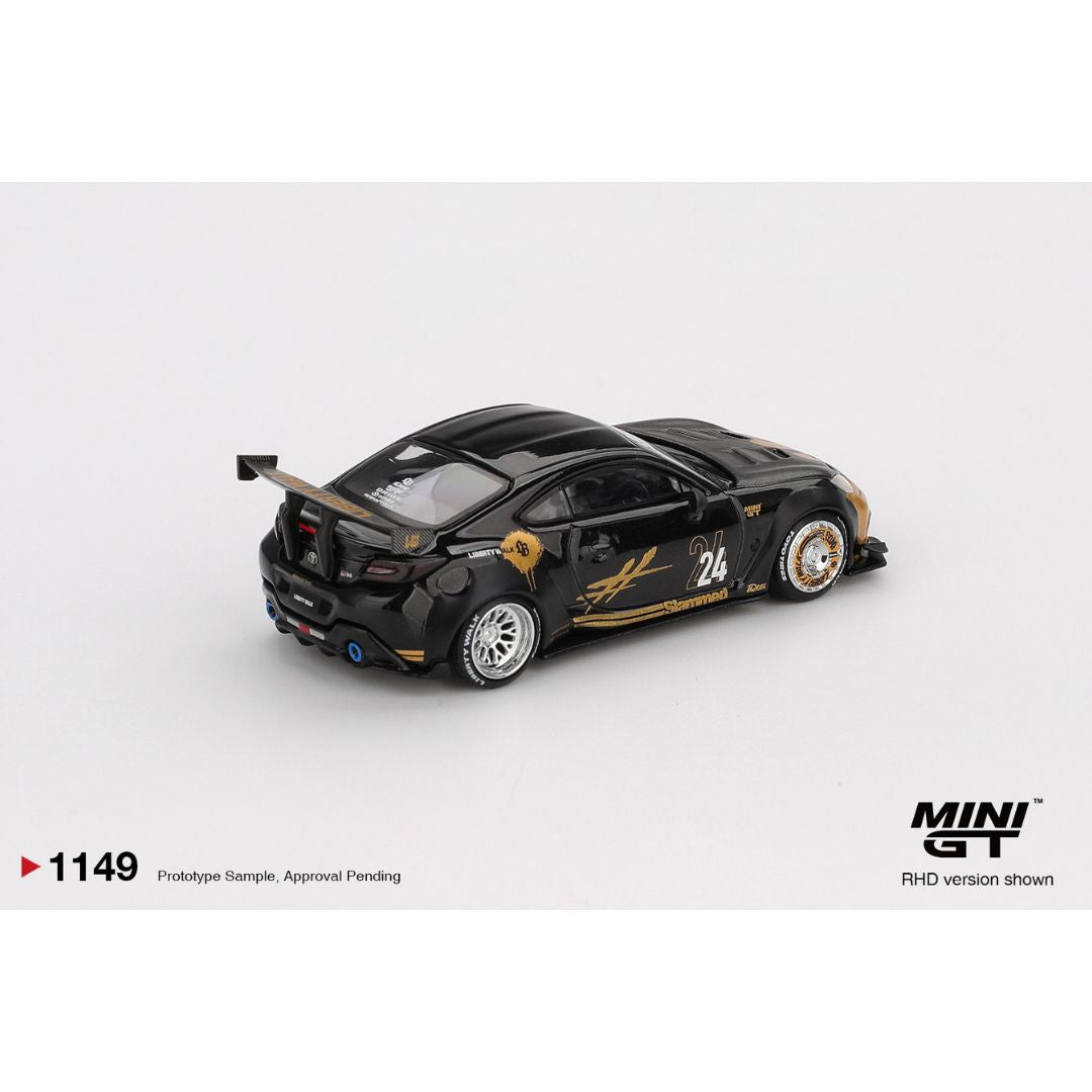 Mini GT Toyota GR86 LB★Nation Black / Gold - 1149