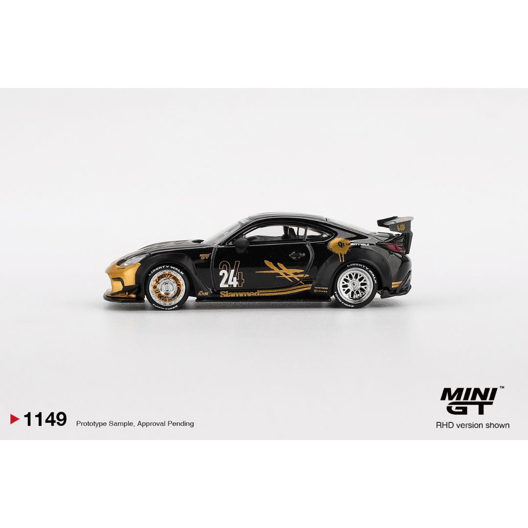 Mini GT Toyota GR86 LB★Nation Black / Gold - 1149