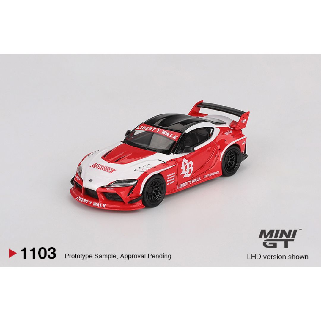 Mini GT LB☆WORKS Toyota GR Supra Red - 1103