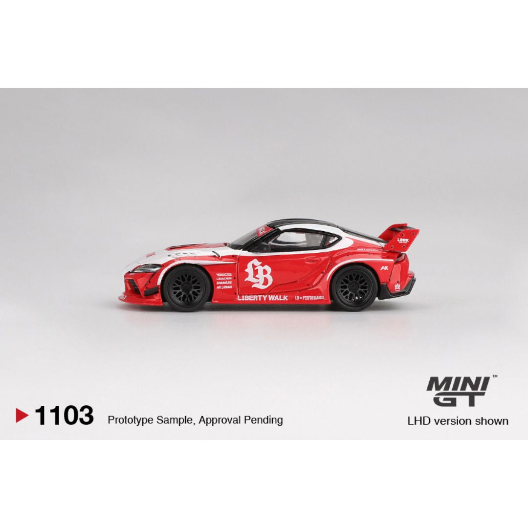 Mini GT LB☆WORKS Toyota GR Supra Red - 1103