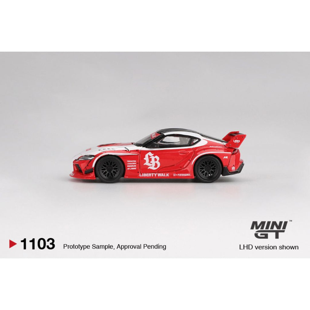 Mini GT LB★WORKS Toyota GR Supra Red - 1103