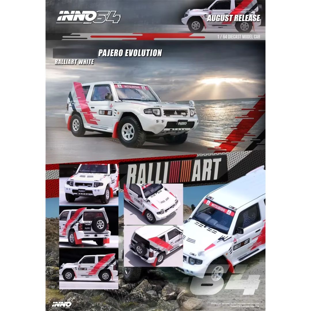 Inno 64 Mitsubishi Pajero Evolution (Blanco)