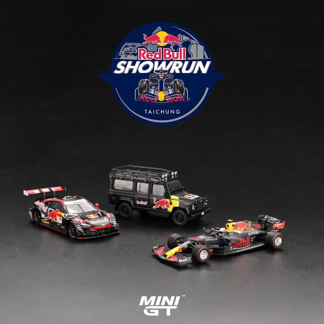 Mini GT Red Bull Showrun Taichung Exclusive Set - 798 / 799 / 800