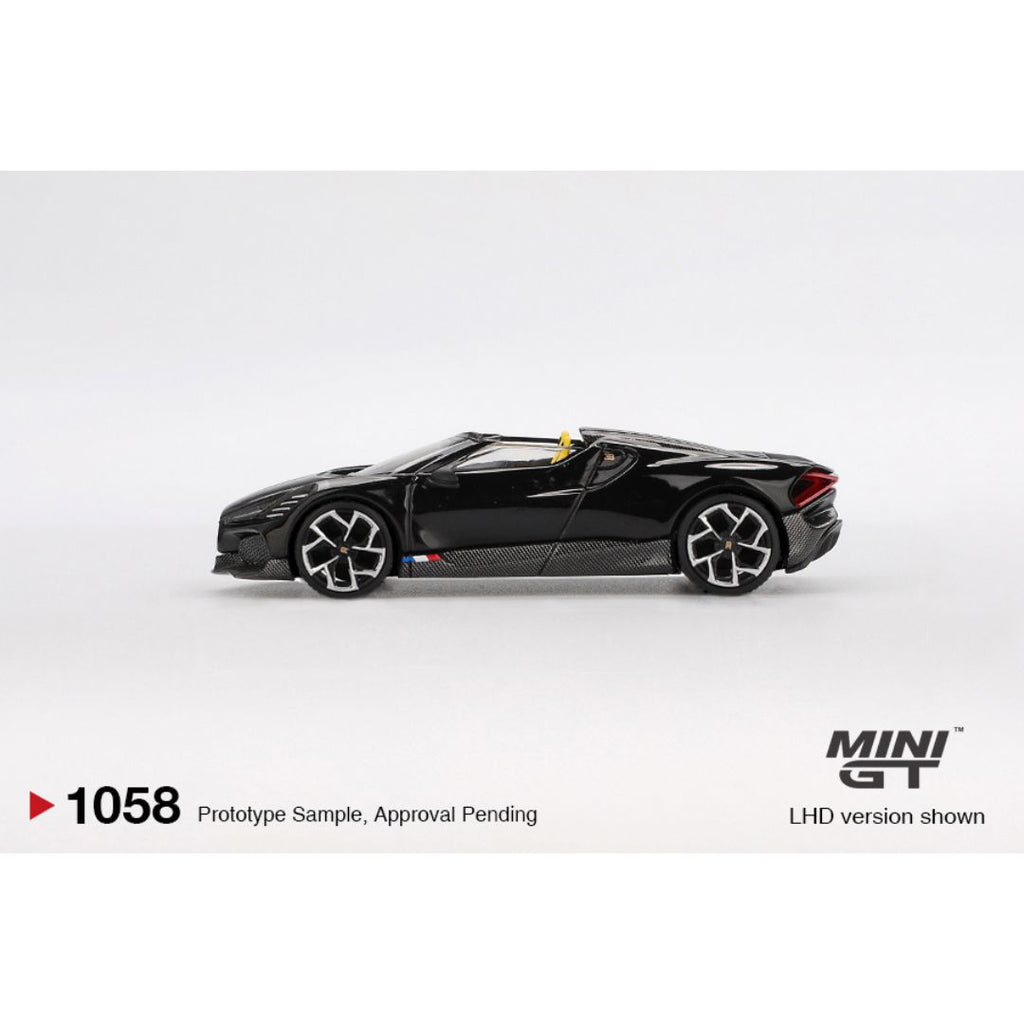 Mini GT Bugatti W16 Mistral Black - 1058