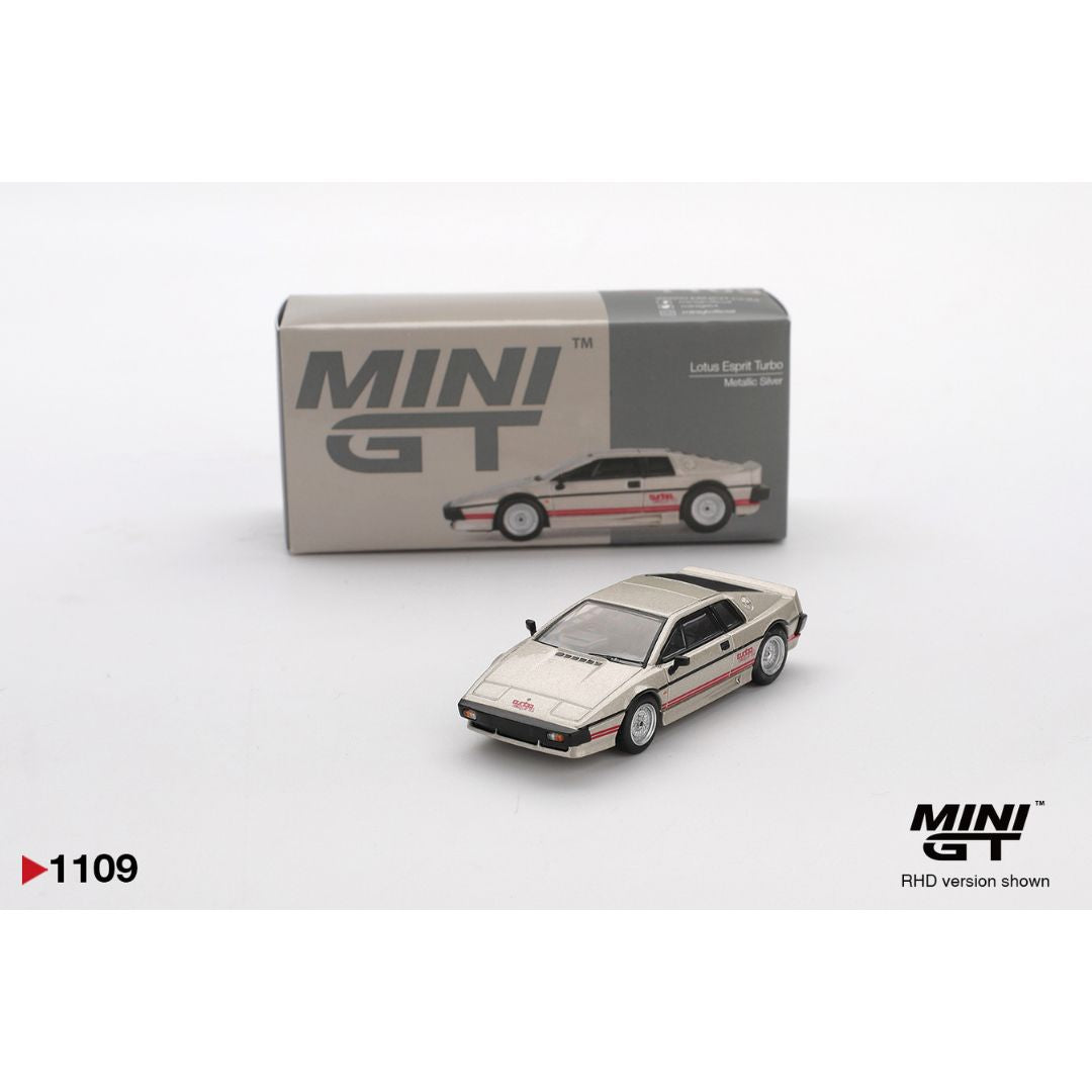Mini GT Lotus Esprit Turbo Metallic Silver - 1109