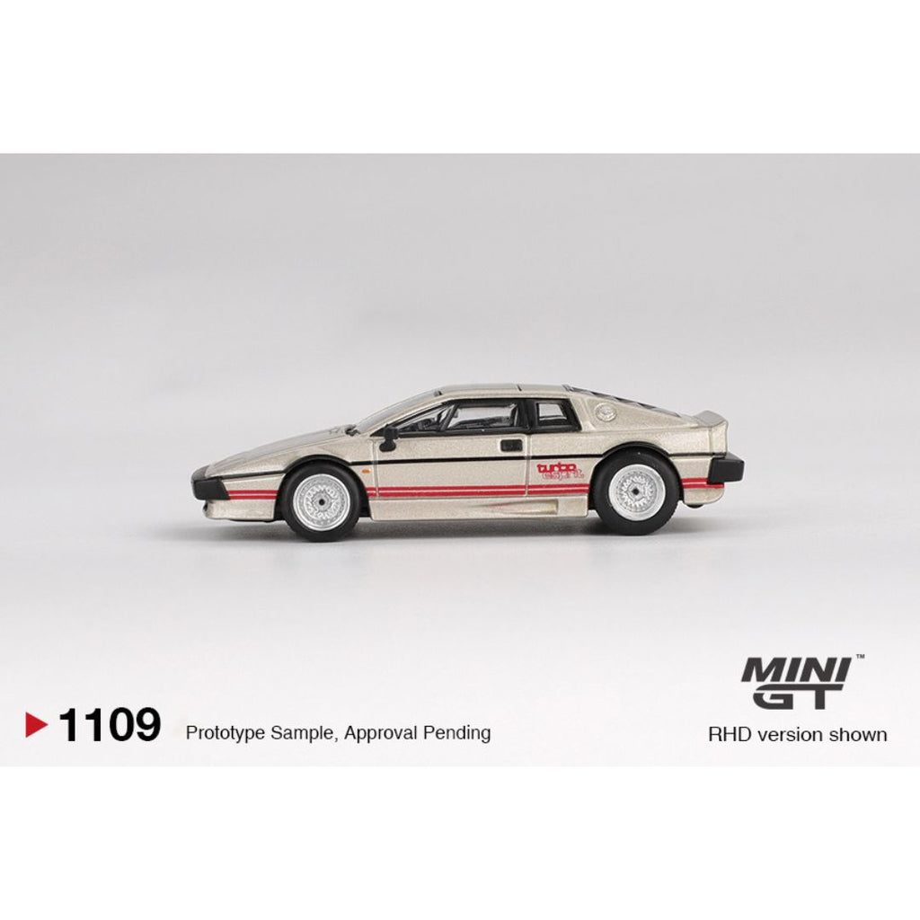 Mini GT Lotus Esprit Turbo Metallic Silver - 1109