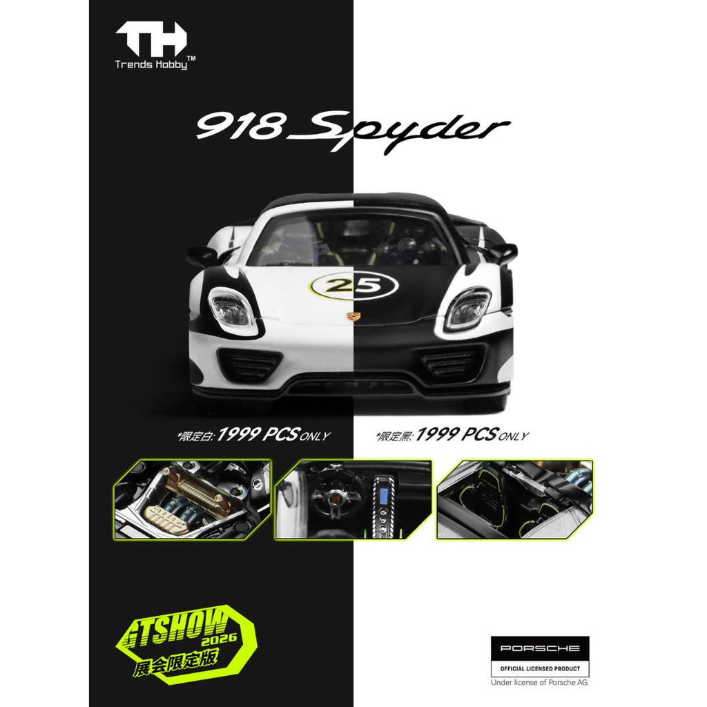 *PRE-ORDER* Trends Hobby Porsche 918 Spyder | 2026 GT Show