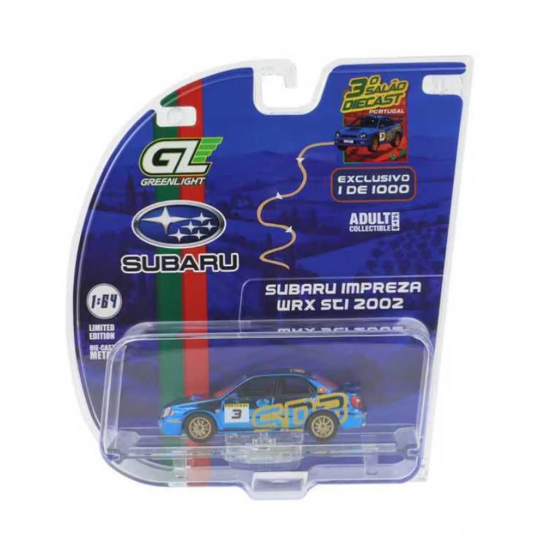 Greenlight Subaru Impreza WRX SCI 2002 | Salão Diecast 3 Portugal