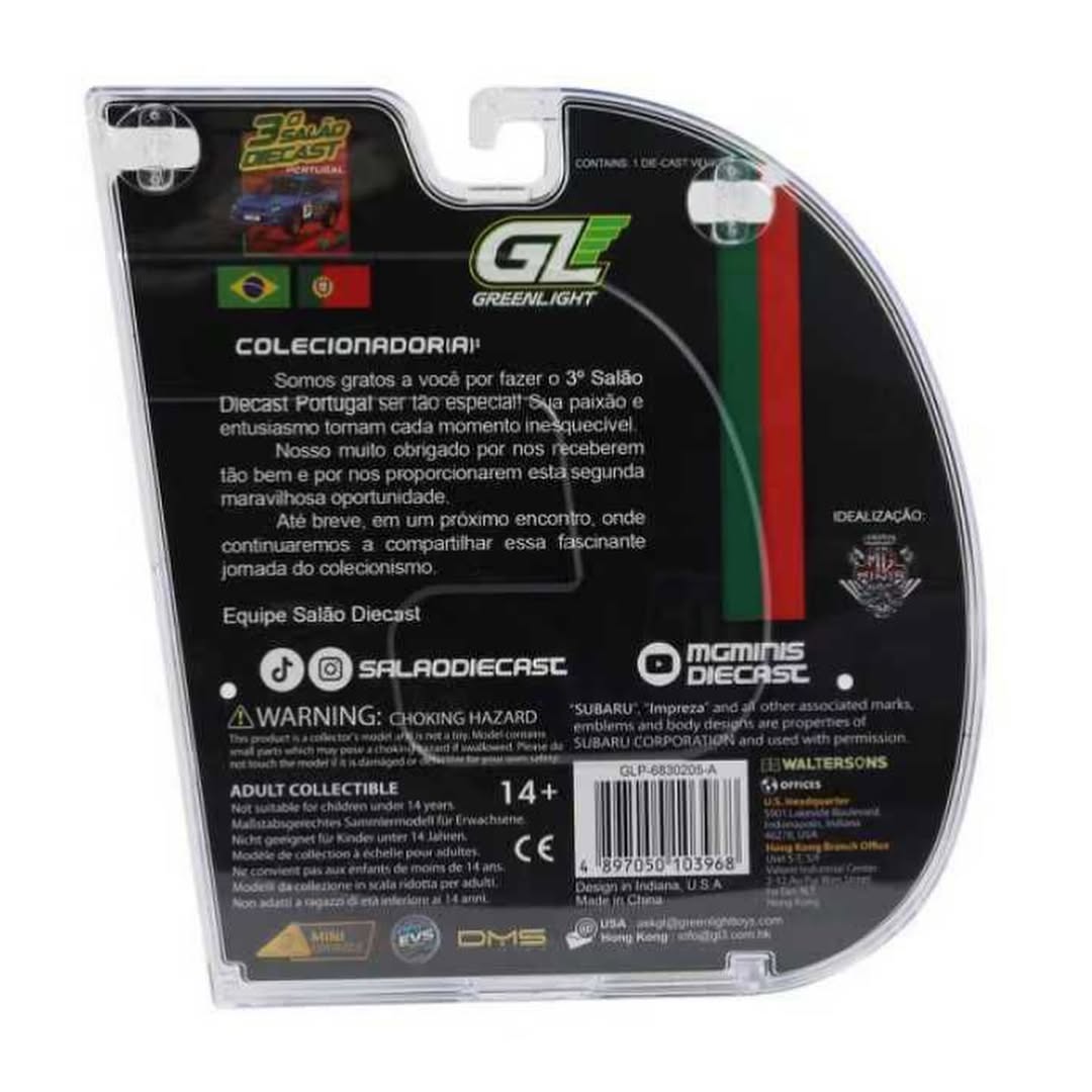 Greenlight Subaru Impreza WRX SCI 2002 | Salão Diecast 3 Portugal